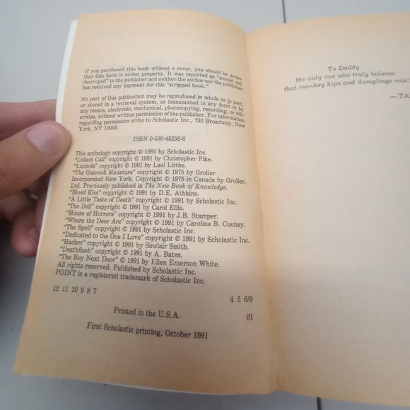 Thirteen: 13 Tales of Horror Anthology by R.L. Stine, Christopher Pike & More - Picture 7 of 7